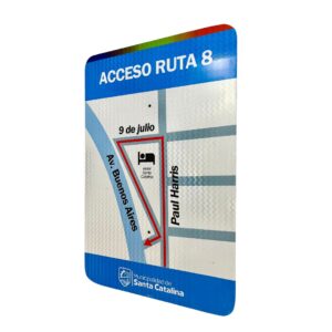 SEÑAL VIAL RECTANGULAR